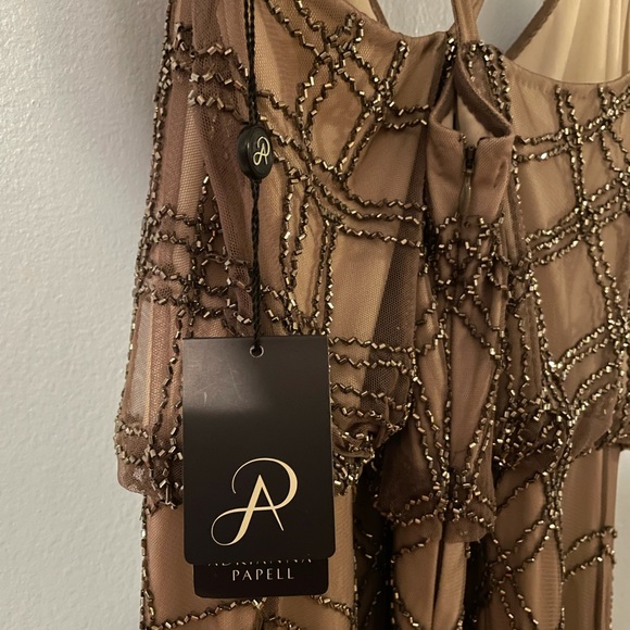 NWT Adrianna Papell Hand Beaded Gown - Picture 7 of 7